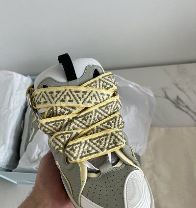Lanvin Curb Sneaker Blue Grey