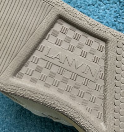 Lanvin Curb Sneaker Leather White