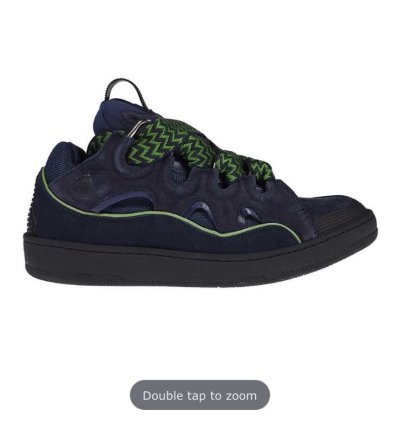 Lanvin Curb Sneaker Navy Blue Size 43