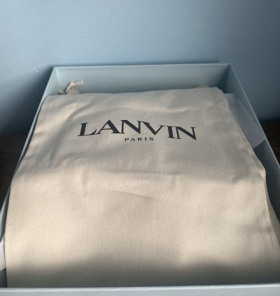 Lanvin Curb Sneaker Navy Blue Size 43