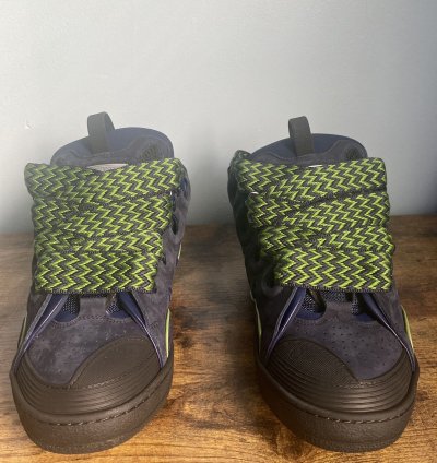 Lanvin Curb Sneaker Navy Blue Size 43