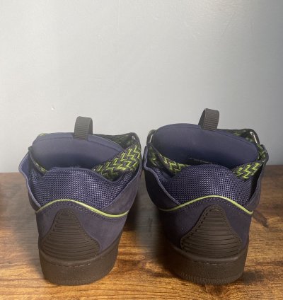 Lanvin Curb Sneaker Navy Blue Size 43