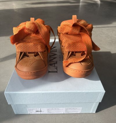 Lanvin Curb Sneaker Orange