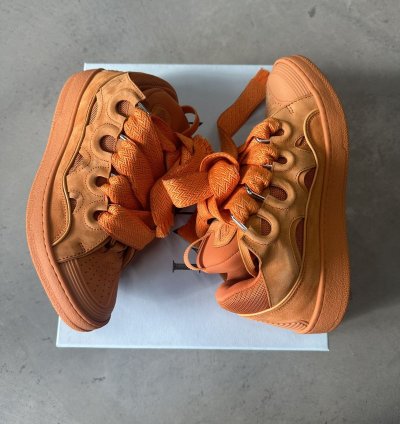 Lanvin Curb Sneaker Orange
