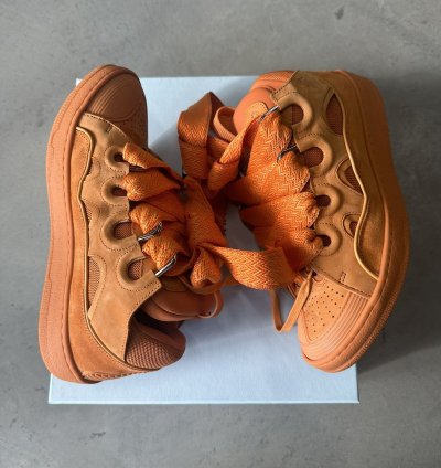 Lanvin Curb Sneaker Orange