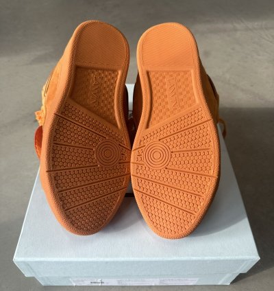 Lanvin Curb Sneaker Orange