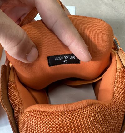 Lanvin Curb Sneaker Orange