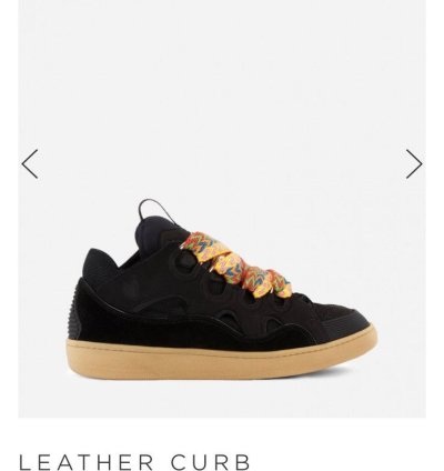 Lanvin Curb Sneakers