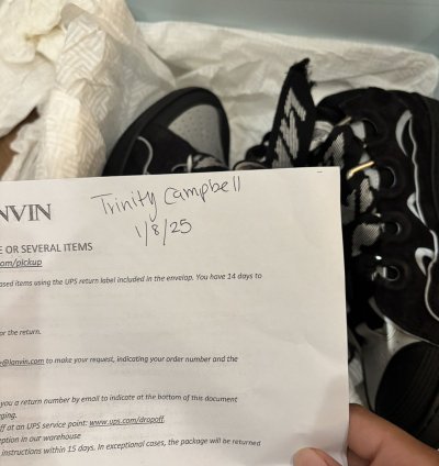Lanvin Curb Sneakers Black Grey