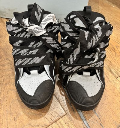 Lanvin Curb Sneakers Black Grey