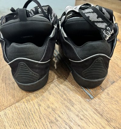 Lanvin Curb Sneakers Black Grey