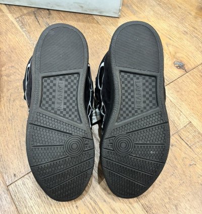 Lanvin Curb Sneakers Black Grey