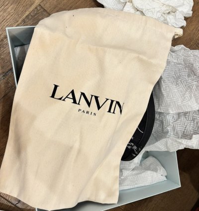 Lanvin Curb Sneakers Black Grey