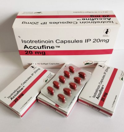 Accufine Isotretinoin 20mg Softgel Capsules Advanced Acne Treatment
