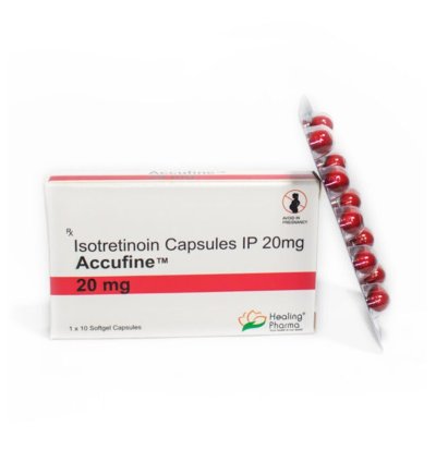 Accufine Isotretinoin 20mg Softgel Capsules Advanced Acne Treatment