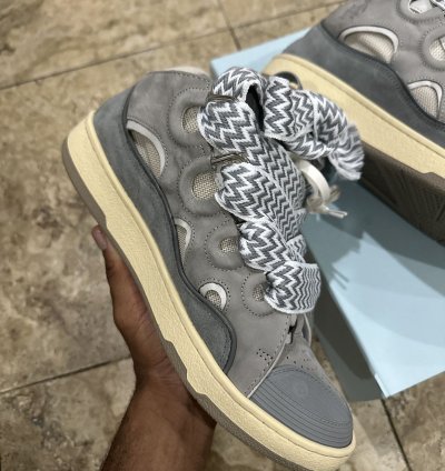 Lanvin Curb Sneakers Grey