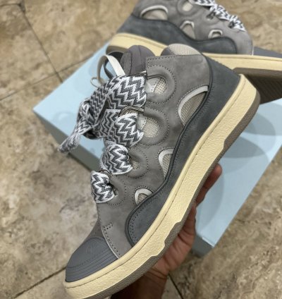 Lanvin Curb Sneakers Grey
