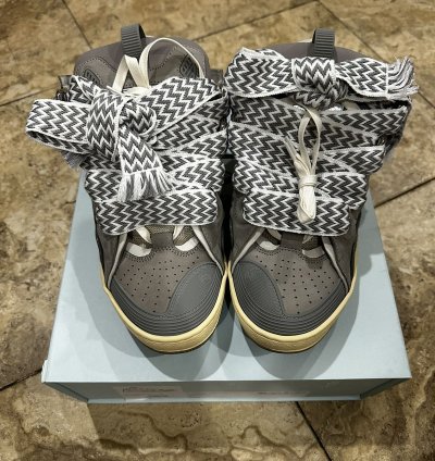 Lanvin Curb Sneakers Grey