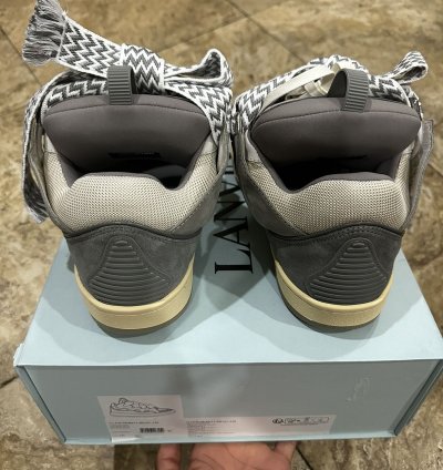 Lanvin Curb Sneakers Grey