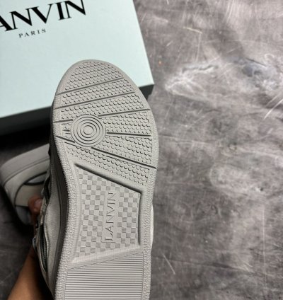 Lanvin Curb Sneakers Grey Blue