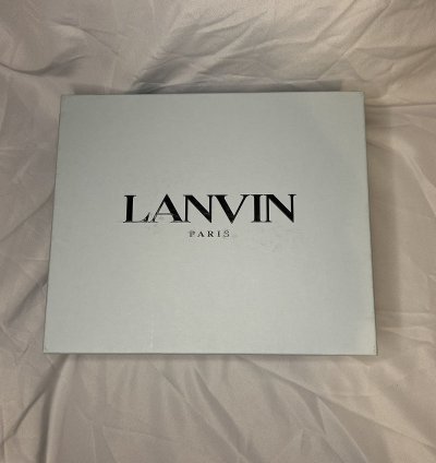 Lanvin Curb Sneakers In Blue