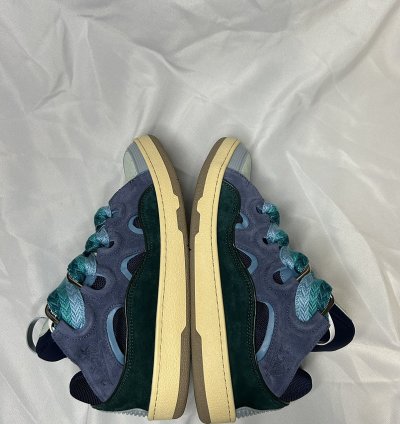 Lanvin Curb Sneakers In Blue