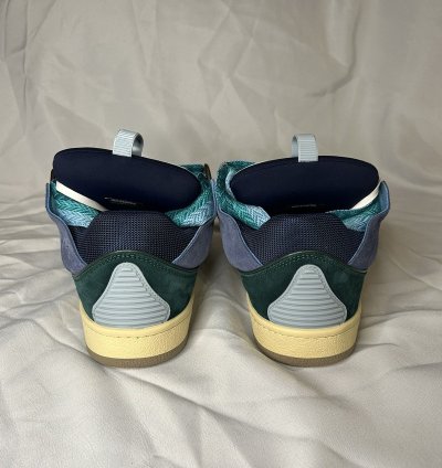 Lanvin Curb Sneakers In Blue