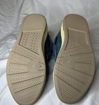 Lanvin Curb Sneakers In Blue