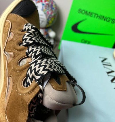 Lanvin Curb Sneakers Mocha