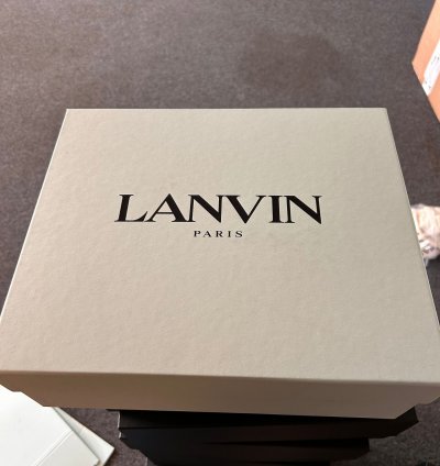 Lanvin Curb Sneakers Poppy Red