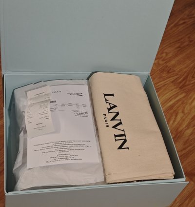 Lanvin Curb Sneakers Red White