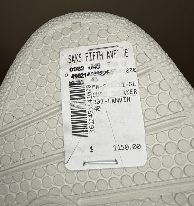 Lanvin Curb Sneakers Size 7