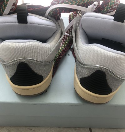 Lanvin Curb Sneakers White Ivory