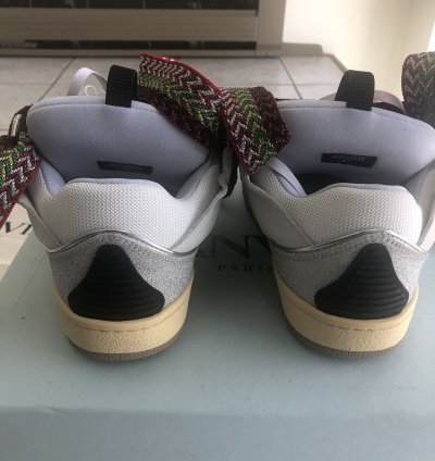 Lanvin Curb Sneakers White Ivory