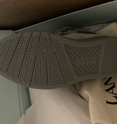 Lanvin Curb Suede Leather