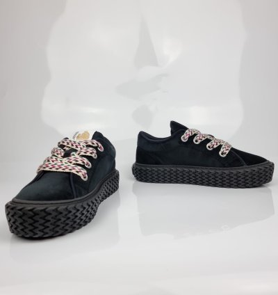 Lanvin Curbies Black Sneakers New 41