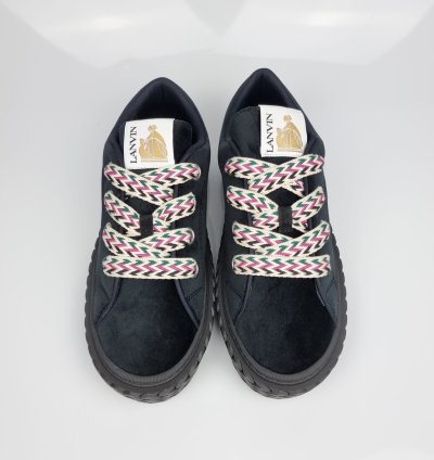 Lanvin Curbies Black Sneakers New 41