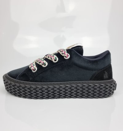 Lanvin Curbies Black Sneakers New 41