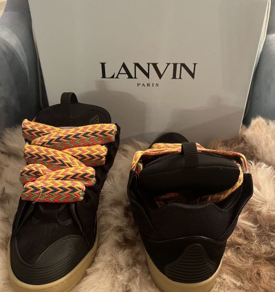 Lanvin Curbs In Black Sz44