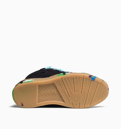 Lanvin Gallery Dept Curb Logo Sneakers Black