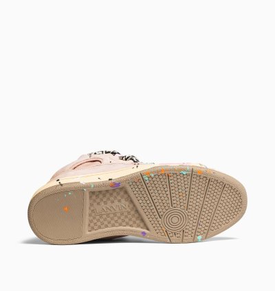 Lanvin Gallery Dept Curb Logo Sneakers Pink