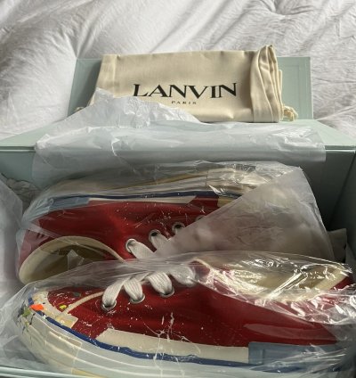 Lanvin Gallery Dept Ii Low Sneakers Sz 41 855