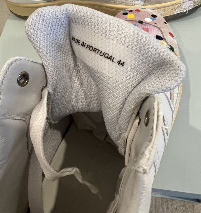 Lanvin Gallery Dept Multicolor Paint High-top Sneakers