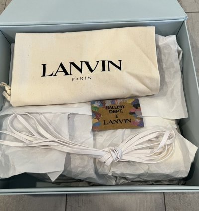 Lanvin Gallery Dept Multicolor Paint High-top Sneakers