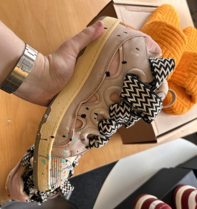 Lanvin Gallery Dept Paint Sneakers