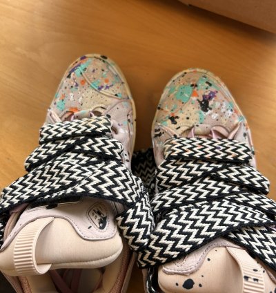 Lanvin Gallery Dept Paint Sneakers