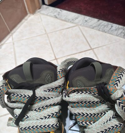 Lanvin Green Curb Sneakers