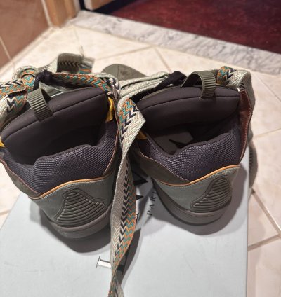 Lanvin Green Curb Sneakers