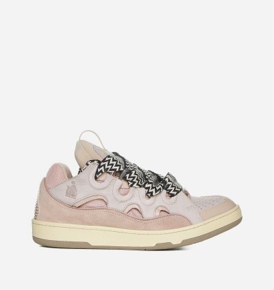 Lanvin Leather Curb Sneaker