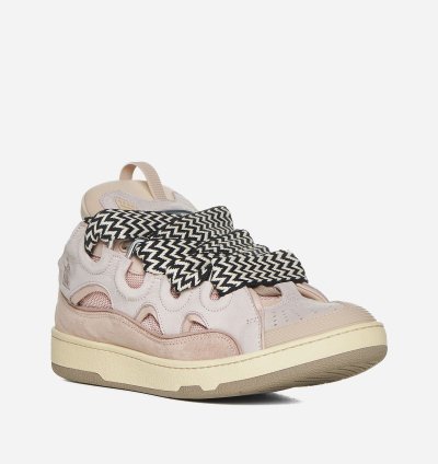 Lanvin Leather Curb Sneaker